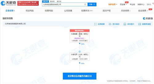 字节跳动旗下抖音集团北京新公司落地，主攻在线数据处理与交易领域